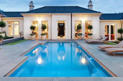 001 Compass Pools Australia Vogue Family Pool With Pool Lights In Lovely Banks Geelong Vic