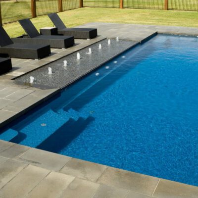 002 Compass Pools Australia Vogue Smart Self Cleaning Family Pool Sunpod Water Feature