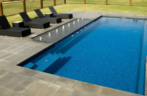 002 Compass Pools Australia Vogue Smart Self Cleaning Family Pool Sunpod Water Feature