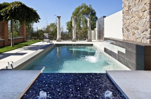 Compass Pools Australia X Trainer Pool With Sunpod Bubbler Water And Waterwall Water Features Built In Highton Geelong Victoria